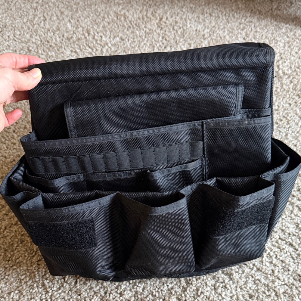 Make up for ever On set belt bag with water holder